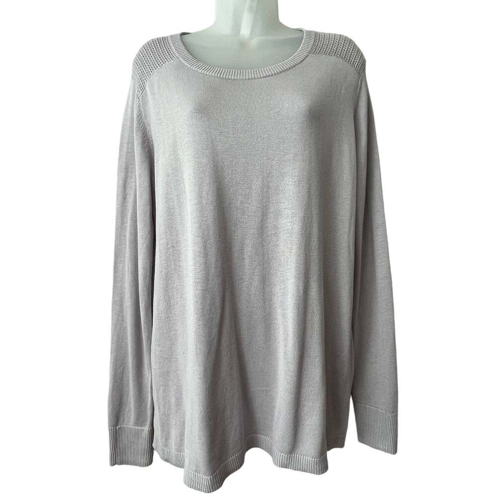 Lululemon Back to Balance LS Sweater Cashlu in Iced Iris Size 10 NWOT